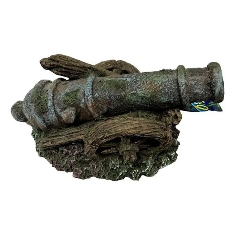 OSI Old Cannon 90207 Aquarium Decorations Ornament From Ocean Star International